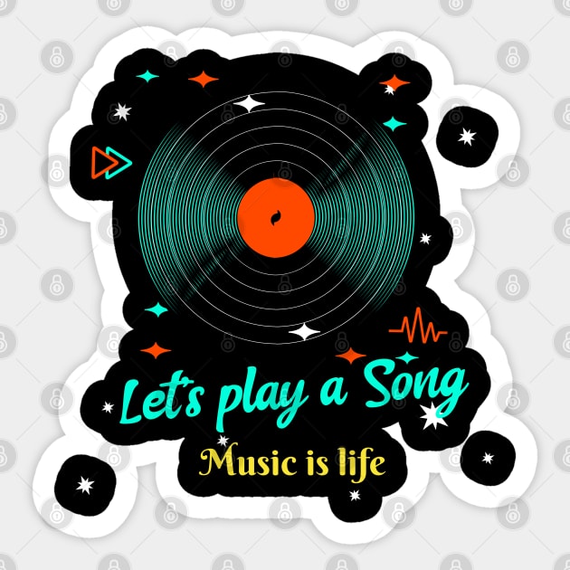 Let's play a Song Sticker by ATime7